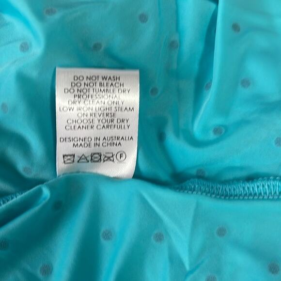 Alex Perry Crystal Embellished Ruched Jersey Long Sleeve Blue Mini Dress Sz 2 - Picture 13 of 13